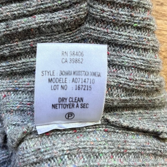 Theory Wool Blend Cardigan Sz M - Picture 7 of 7